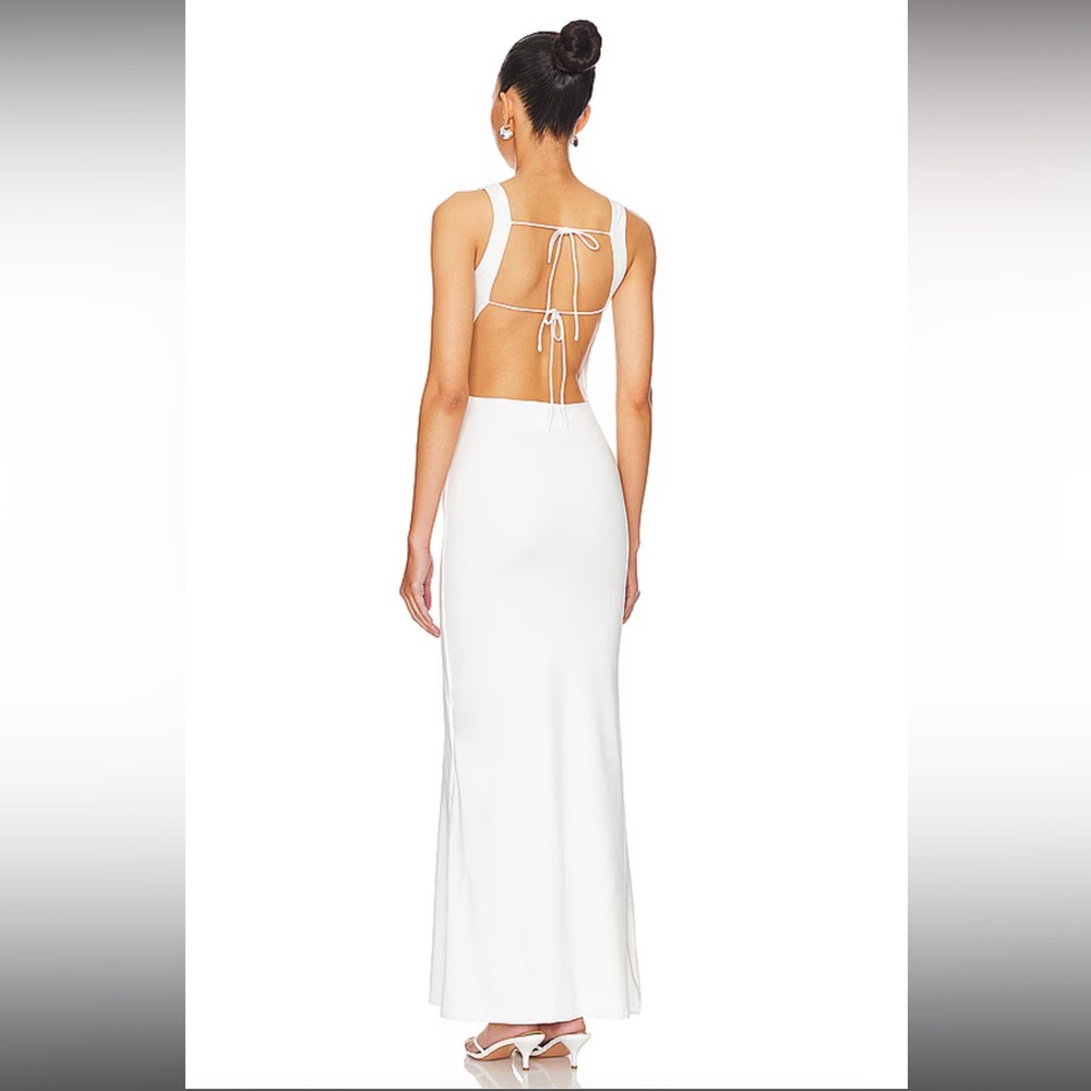 Astra Maxi Dress in White